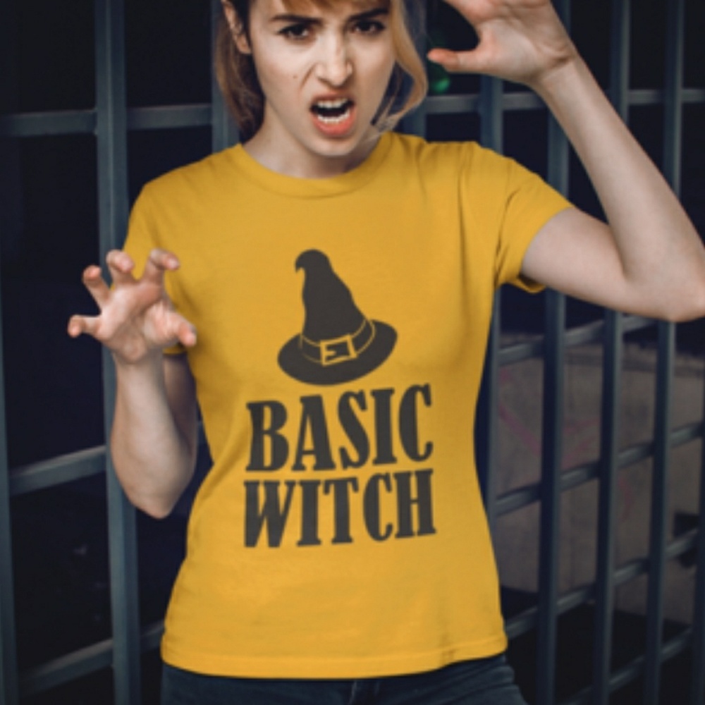 Basic Witch Funny Halloween Tshirt